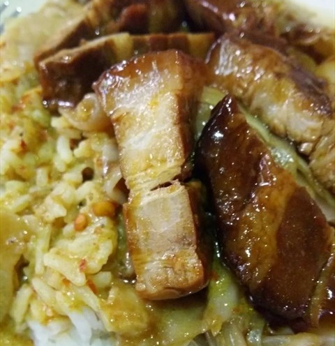Fortune Star Hainanese Curry Chicken Rice  吉星海南咖喱饭